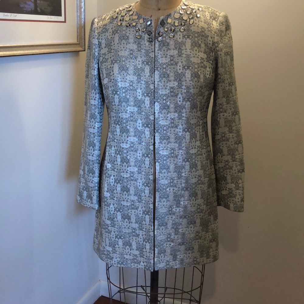 Dressy jacket with beaded detail